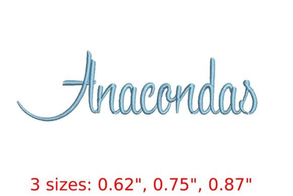Anacondas Font: Wild Holiday Embroidery Review