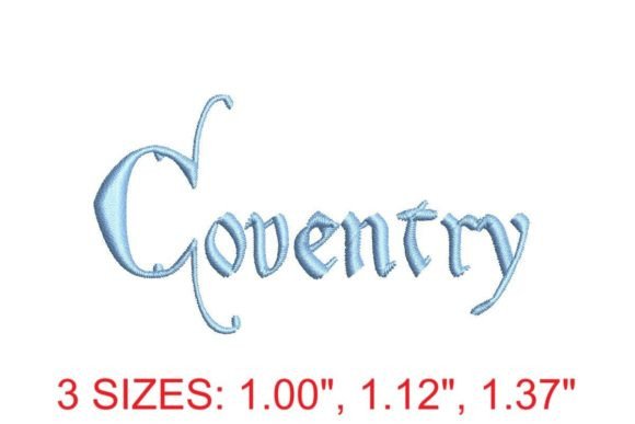Coventry Embroidery Font: A Smart Addition for Etsy Sellers and Craft Entrepreneurs