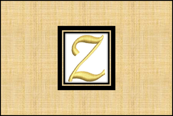 Gold Letter Z: A Seasonal Embroidery Gem for Holiday & Back to School Crafts