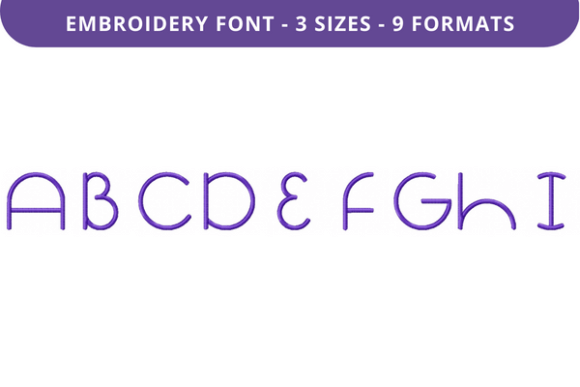 Halo Colony Font a to I: A Designer’s Review for Small Business Embroidery Needs