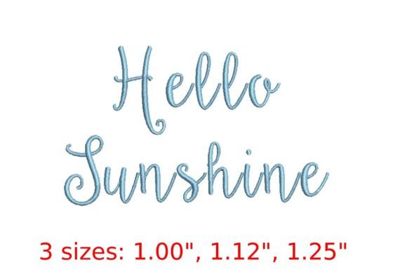 Hello Sunshine Embroidery Font: A Designer’s Review