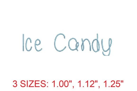 Ice Candy Font: A Seasonal Embroidery Review