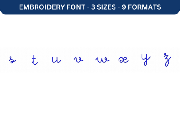 Little Days Font Lower S to Z Review