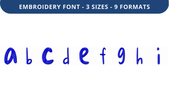 Short Quiz Font Lowercase a to I: A Designer’s Review for Small Business Embroidery