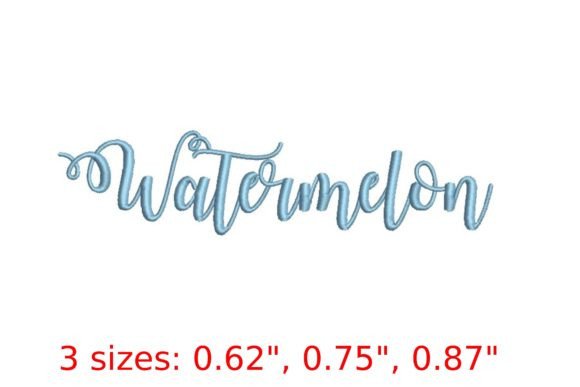 Watermelon Embroidery Font: A Designer’s Review