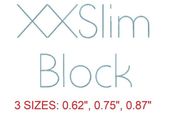 XXSlim Block Font: A Craft Fair Review